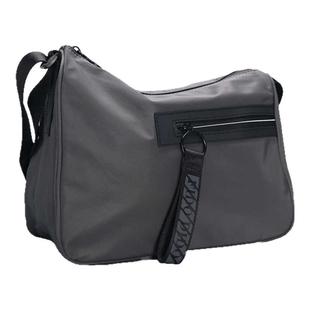 FIDODIDO菲都狄都2025新款非对称马鞍包男士通勤单肩斜挎包防水软