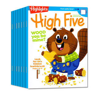 【含音频+手册】HighFive英文原版杂志2025年9/10/11/12月【2026全/半年订阅】4-9岁学龄前儿童启蒙趣味故事英语阅读美国蟋蟀童书