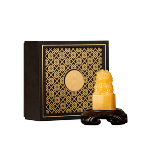 张小凤中华黄玉福狮印章礼盒