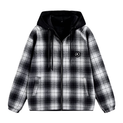 不起球不褪色加绒加厚夹克外套男