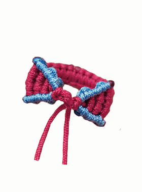 手工编织在逃公主系女黄金蝴蝶结