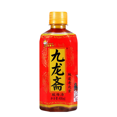 九龙斋酸梅汤400ML瓶整箱装