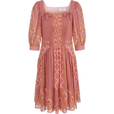 BORAAKSU20油画感印花连衣裙