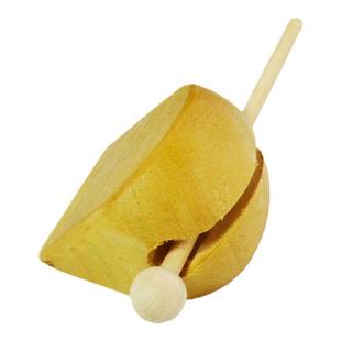 实木老式木鱼小学一年级打击乐器儿童幼儿园音乐教具大号专业梆子