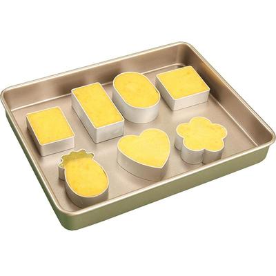 凤梨酥模具10个装加长方形铝合金