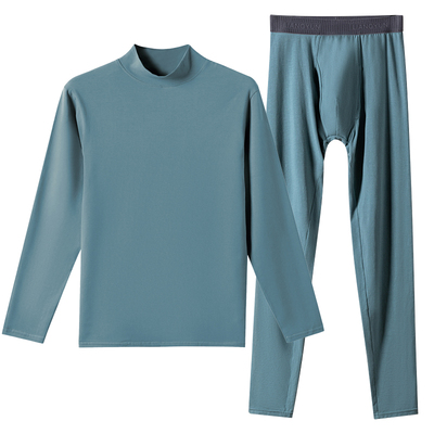 中高领保暖内衣男士纯棉秋衣秋裤