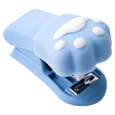 华杰可爱猫爪订书机套装