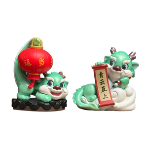 玉龙赐福办公室桌面装饰品摆件