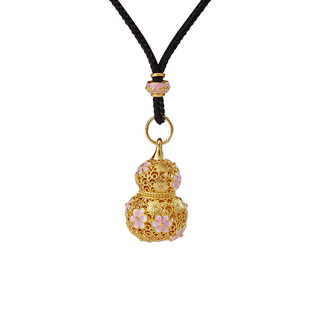 宫里上新葫芦项链配饰女正品纯银毛衣链国风吊坠生日礼物送妈妈