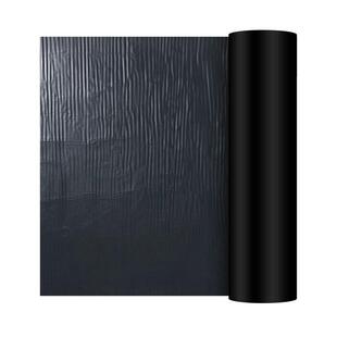 楼房屋顶防水补漏卷材黑膜哑光自粘防水隔热材料强力止漏胶带贴布