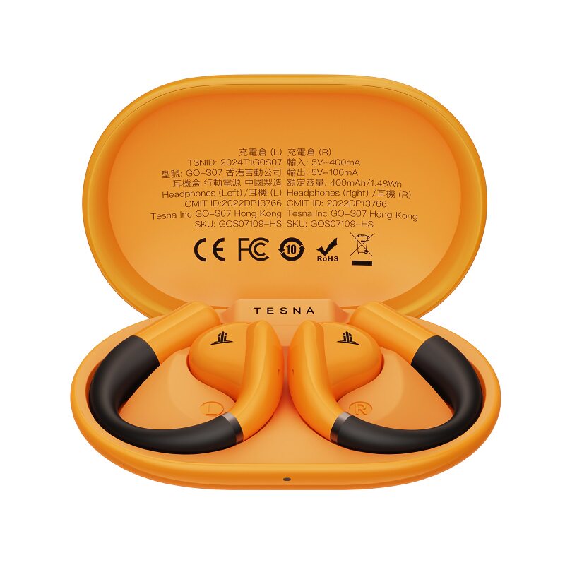 Tesna S7新品挂耳式无线蓝牙耳机HIFI音质跑步运动耳机超长续航