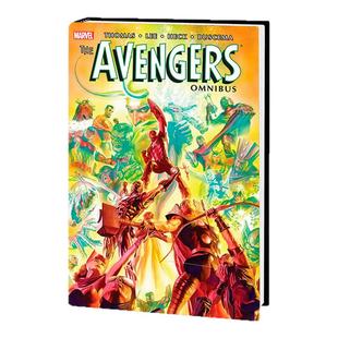【预售】【Marvel】复仇者联盟全集卷2英文漫画精装进口原版书The Avengers Omnibus Vol. 2 [New Printing] Roy Thomas