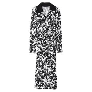 西町村屋连衣裙女新款国风文艺风裙子中式晕染感连衣裙GD7502002