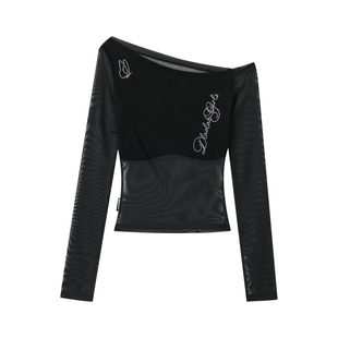 【破茧成蝶】大佬街舞潮牌原创概念网纱拼接上衣微透辣妹jazz5020