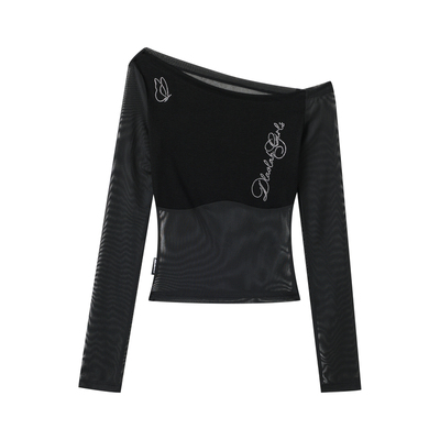 原创网纱拼接jazz上衣辣妹5020