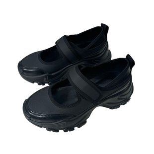 小池在首尔2024年秋季新款厚底增高玛丽珍运动鞋舒适百搭休闲鞋潮