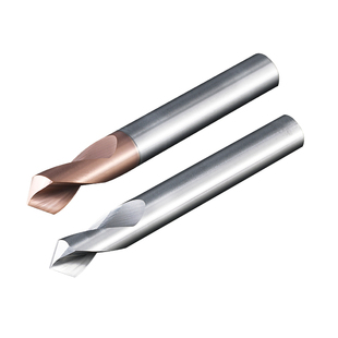 钨钢合金定心钻90度2刃定点中心钻定位钢用涂层 铝用倒角刀立铣刀