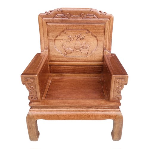 新中式红木沙发全实木长椅中式客厅三人位菠萝格木客厅沙发3人座