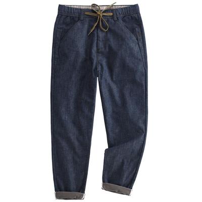 加绒加厚牛仔裤长裤时尚保暖