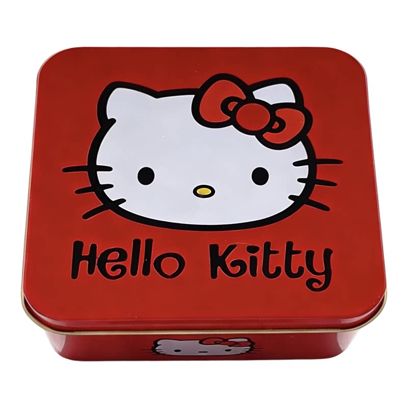 满月喜糖盒子hello kitty盒子大号凯蒂猫糖盒马口铁梨膏糖包装盒