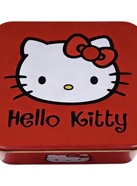 满月喜糖盒子hello kitty盒子大号凯蒂猫糖盒马口铁梨膏糖包装盒