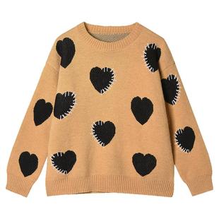 2025年冬Outlets正品 高端MS系列活泼可爱套头上衣微弹修身毛衣女