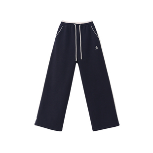 女大童休闲裤【松弛校园】青少年2025冬装新款加绒加厚直筒裤卫裤