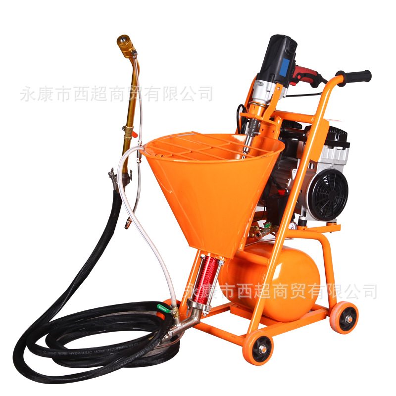 电动多功能腻子防水涂料高压喷涂机灌浆机高压注浆机水泥浆喷涂机