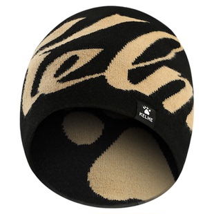 卡尔美针织帽秋冬男女毛线帽百搭时尚显脸小防寒保暖帽运动帽子