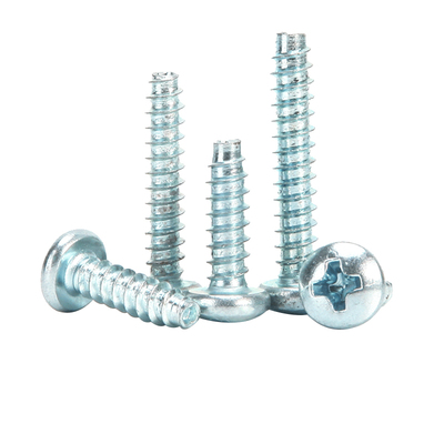 热处理盘头GB845镀锌圆头十字