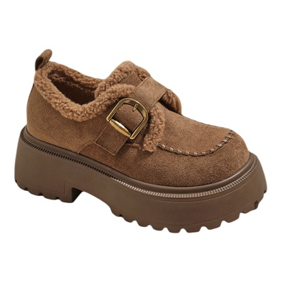 星期六2025新款加绒加厚勃肯鞋女