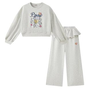 PawinPaw卡通小熊童装25年秋冬新款女童舒适休闲宽松套装运动