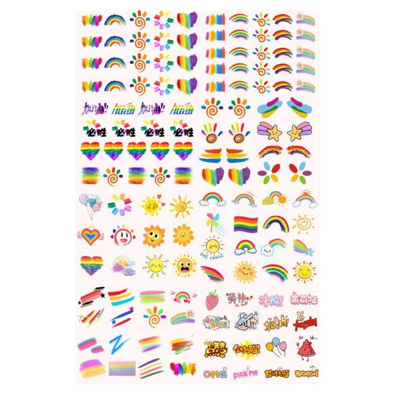 国庆五一六一儿童节日学生脸贴