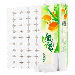 心相印卷纸纸巾优选无芯卷纸家用卫生纸厕纸实惠卷筒纸厕所纸手纸