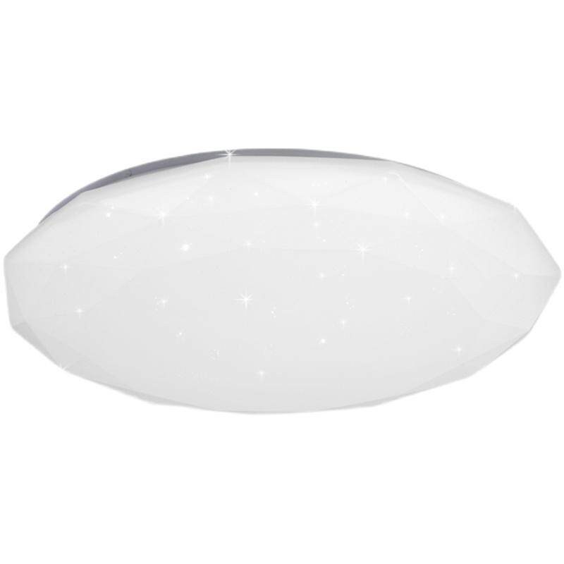 110V三色照明LED遥控智能星空几何台湾卧室书房房间吸顶灯超亮