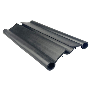 冷库门密封条扫地条平移门胶条烘箱烤箱门硅胶条双孔U型TPE橡胶条