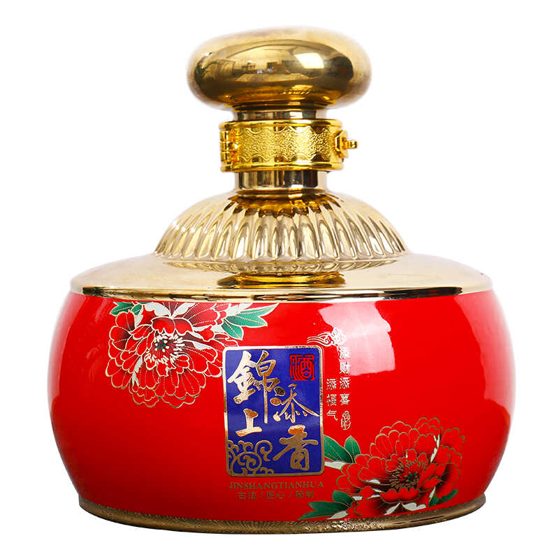 景德镇仿古镀金陶瓷密封酒瓶酒坛