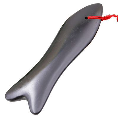 砭石脸部刮痧板女面部眼部鱼形状经络工具美容张雨绮抖音同款正品