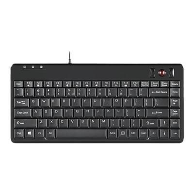 佩锐有线轨迹球键鼠一体USB键盘