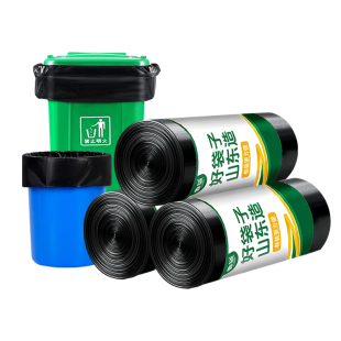 大垃圾袋80x100加厚卷装大号批发商用物业特厚大50x60黑色塑料袋