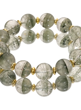 与卿珠宝【绿满仓】天然水晶手链