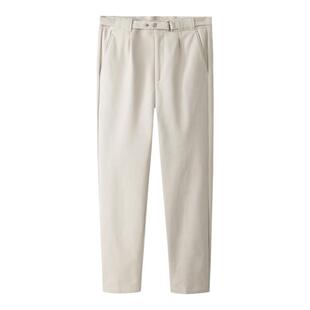 【断码清仓】秋冬通勤保暖男士休闲裤子加厚毛呢直筒长裤