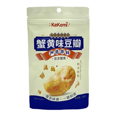 kekemi蟹黄味豆瓣100g炒货零食