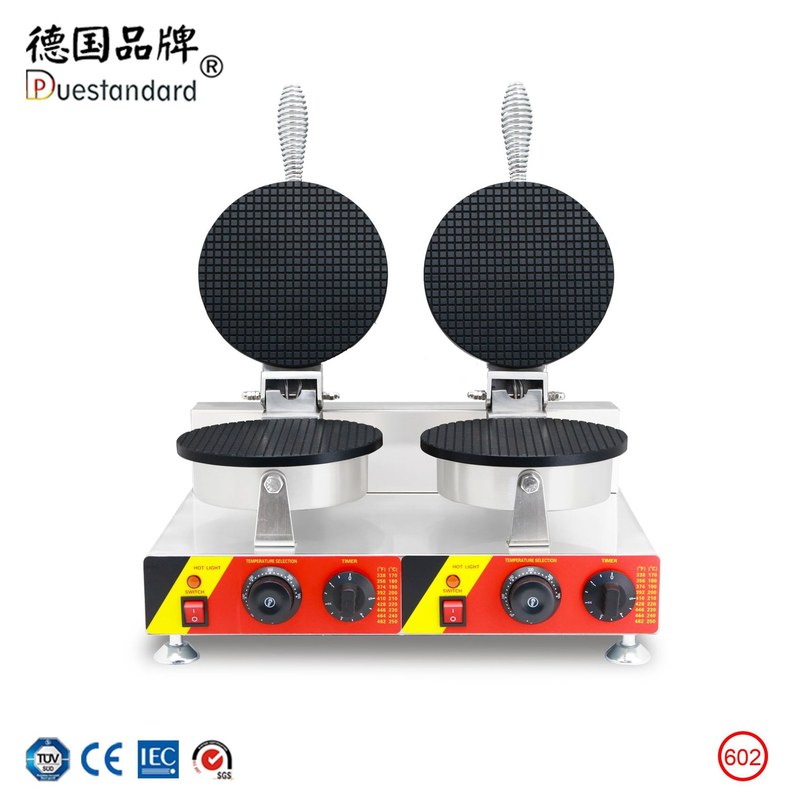 华夫饼机松饼机华夫炉冰激凌皮机雪糕皮机甜筒皮机双头雪糕皮机