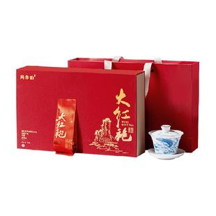 闽春韵乌龙茶大红袍茶叶礼盒送人特级武夷岩茶新茶年货送礼朋友客