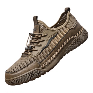 德国骆驼动感男鞋夏季透气防臭薄网面运动凉鞋户外休闲徒步登山鞋
