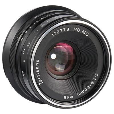 七工匠25mmF1.8大光圈定焦镜头