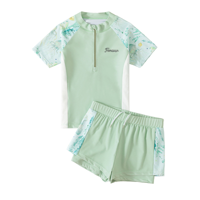 羽克儿童泳衣分体防晒泡温泉装备