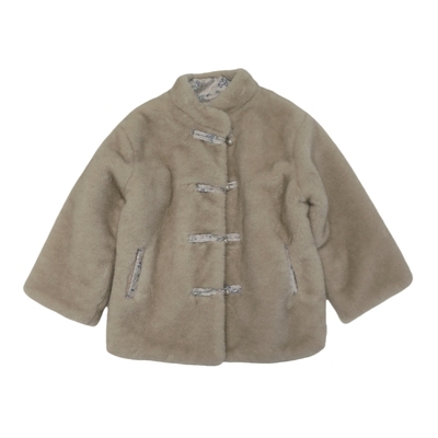 盼盼熊女童水貂绒仿皮草冬装外套