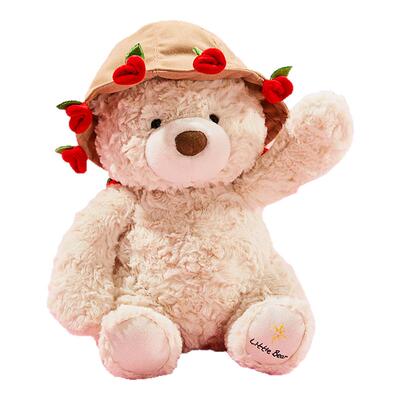 绿光派对生日礼物玫瑰花棕熊